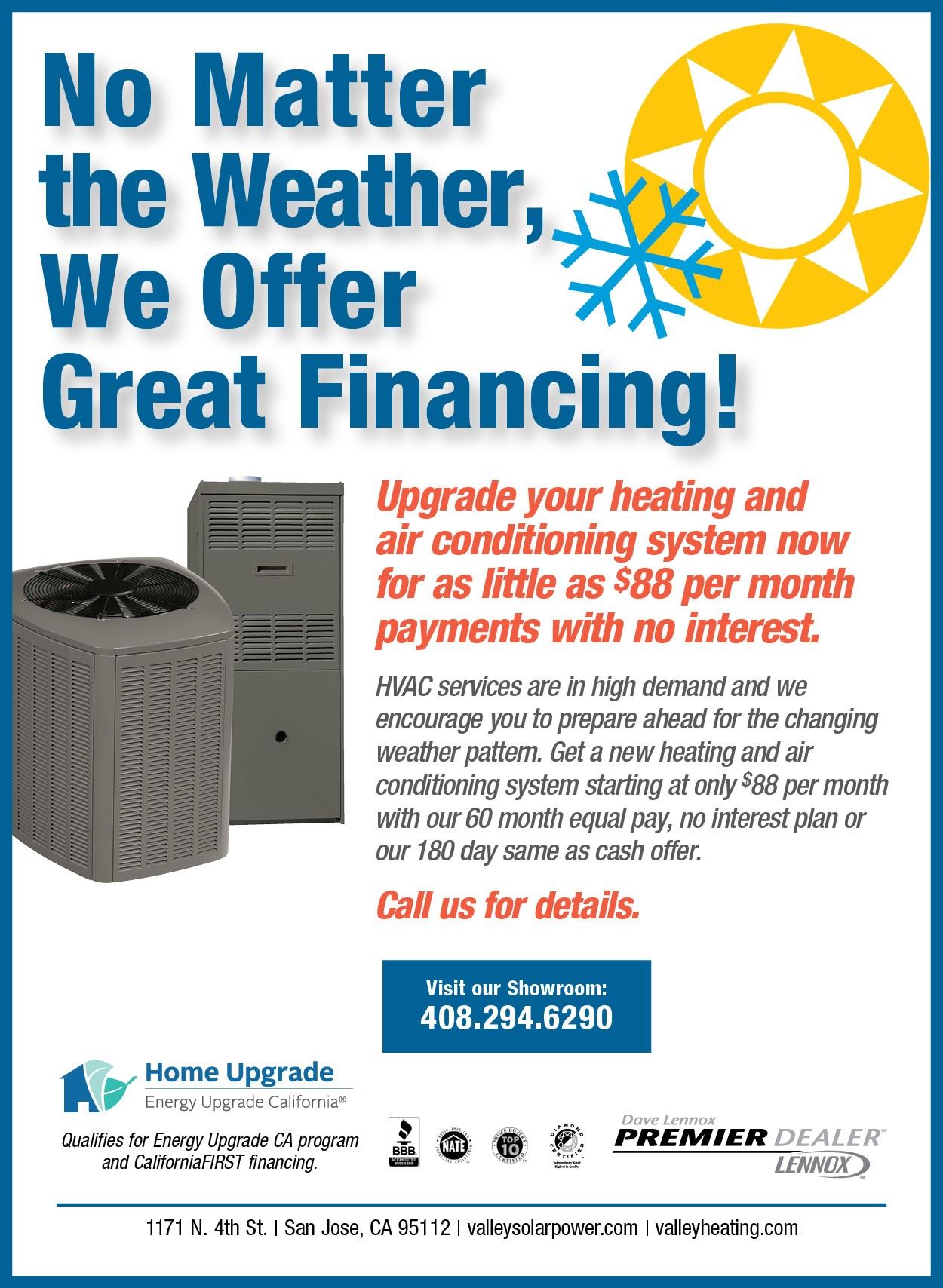 Specials San Jose Heating And Cooling Services