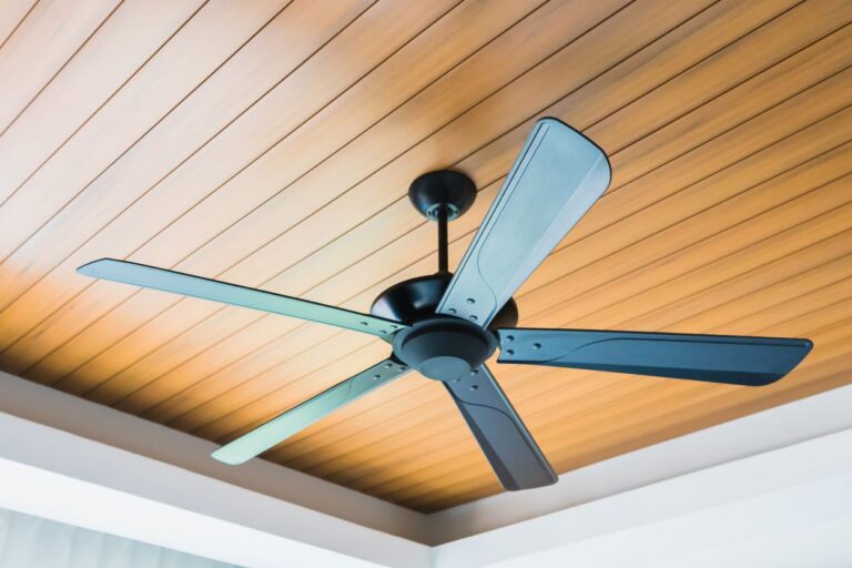 Electric Ceiling fan decoration interior of room
