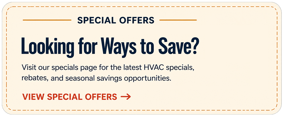 Heating, Cooling, Electrical, and Solar Special Offers